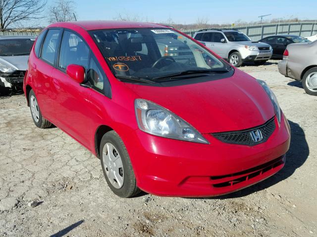 JHMGE8G38CC033117 - 2012 HONDA FIT RED photo 1