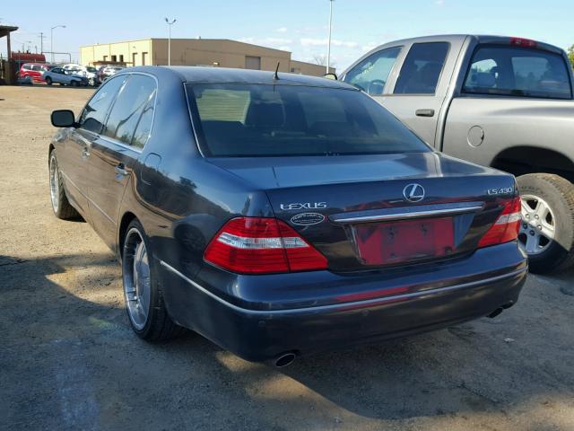 JTHBN36F040131845 - 2004 LEXUS LS 430 GRAY photo 3