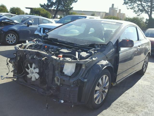 2HGFG12909H531622 - 2009 HONDA CIVIC EXL Сұр фото 2