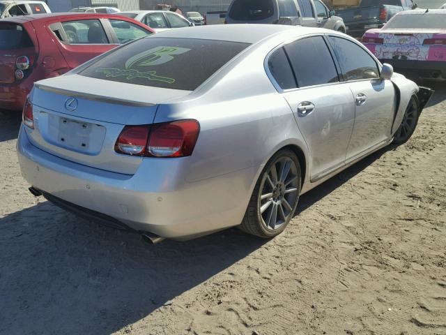 JTHBH96S565016414 - 2006 LEXUS GS GENERAT SILVER photo 4