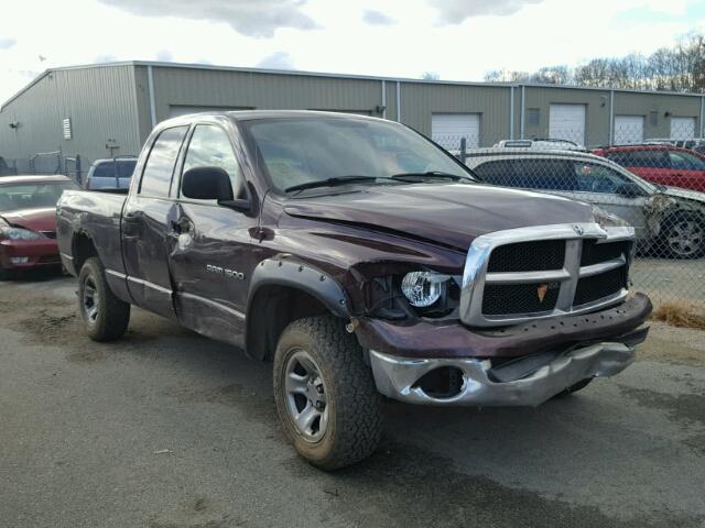 1D7HU18N75S216703 - 2005 DODGE RAM 1500 S MAROON photo 1