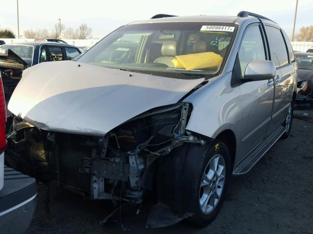 5TDZA22C06S479971 - 2006 TOYOTA SIENNA XLE SILVER photo 2