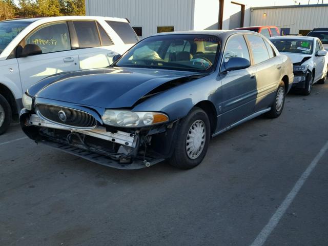 1G4HP54K624166005 - 2002 BUICK LESABRE CU BLUE photo 2