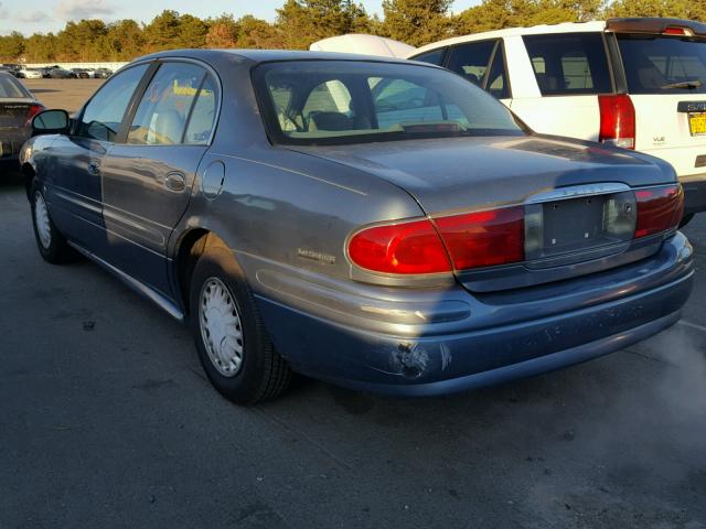 1G4HP54K624166005 - 2002 BUICK LESABRE CU BLUE photo 3