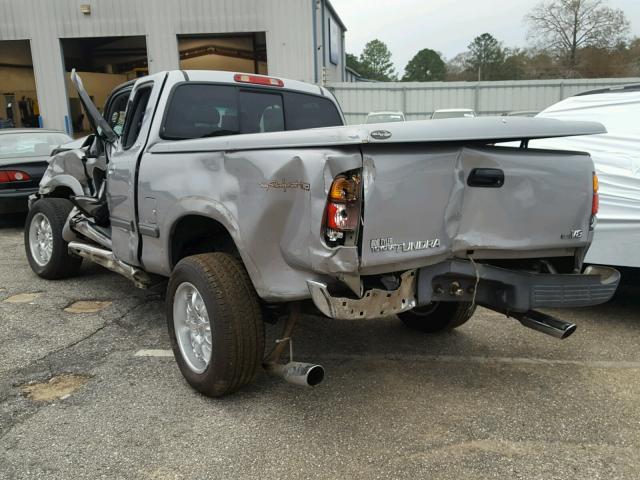 5TBRT34142S303701 - 2002 TOYOTA TUNDRA ACC SILVER photo 3