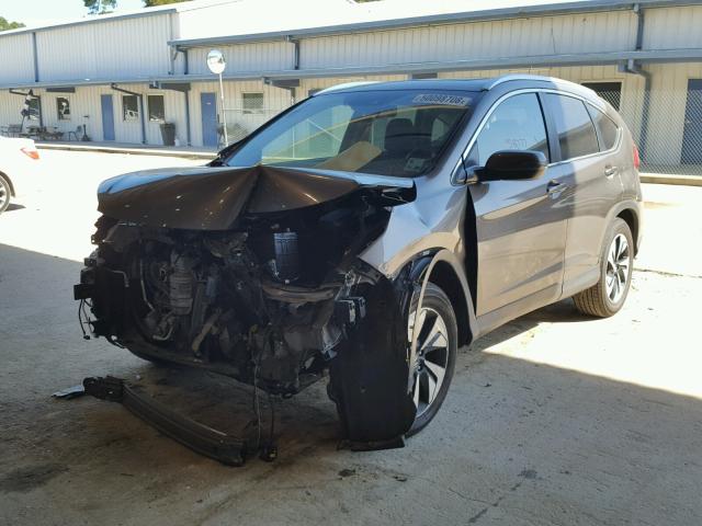 5J6RM4H98FL058767 - 2015 HONDA CR-V TOURI BROWN photo 2