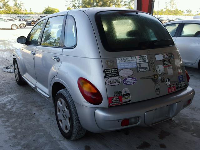 3C4FY58B05T638362 - 2005 CHRYSLER PT CRUISER SILVER photo 3