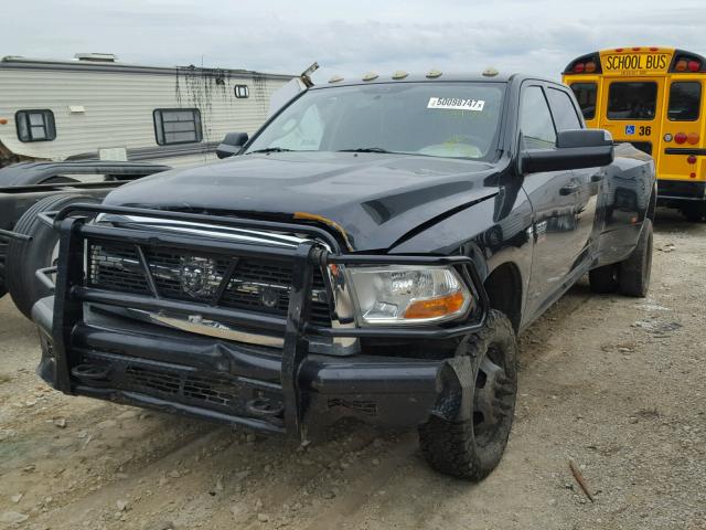 3D73Y4CL6BG584069 - 2011 DODGE RAM 3500 BLACK photo 2