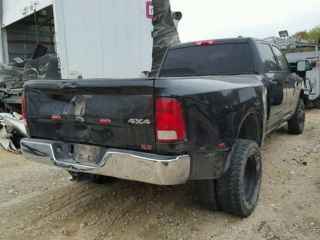 3D73Y4CL6BG584069 - 2011 DODGE RAM 3500 BLACK photo 4