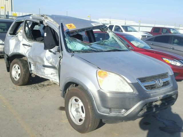 JHLRD78404C034376 - 2004 HONDA CR-V LX SILVER photo 1