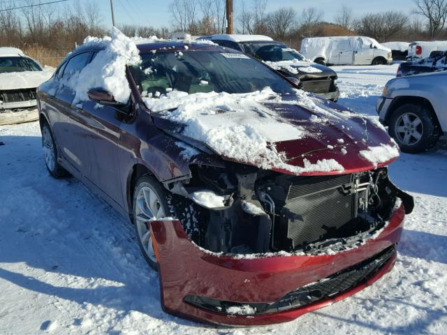 1C3CCCBB4GN132510 - 2016 CHRYSLER 200 S RED photo 1