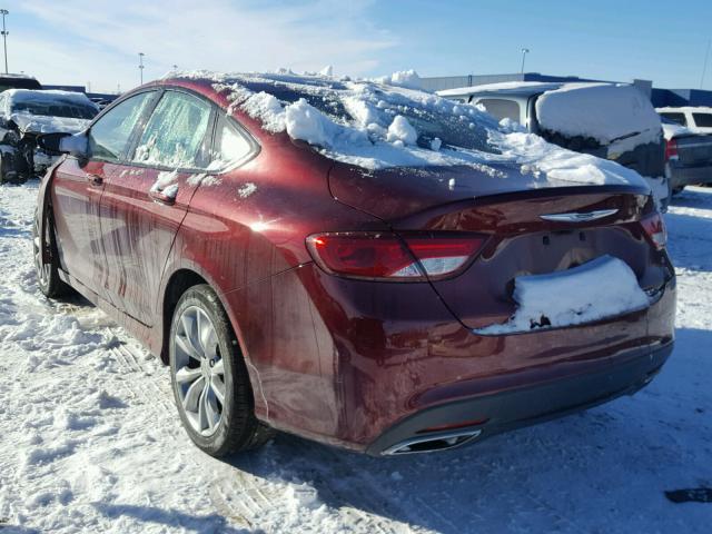 1C3CCCBB4GN132510 - 2016 CHRYSLER 200 S RED photo 3