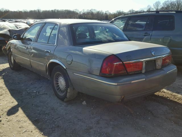 2MEFM75W8YX643129 - 2000 MERCURY GRAND MARQ GRAY photo 3