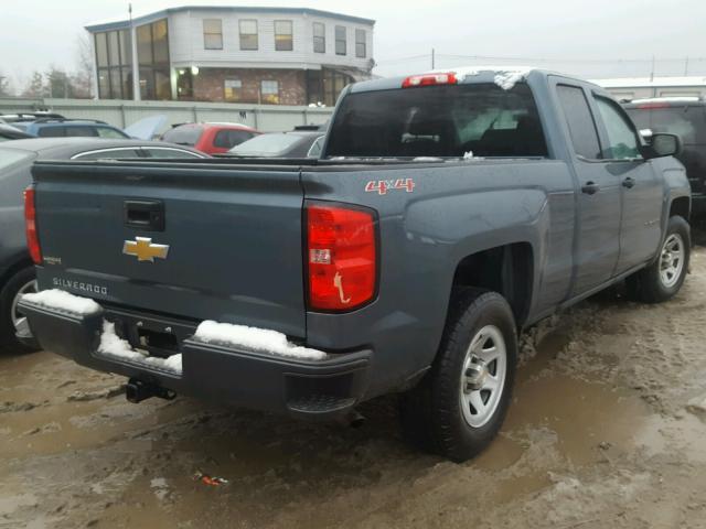 1GCVKPEC4EZ334823 - 2014 CHEVROLET SILVERADO BLUE photo 4