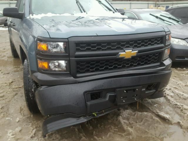 1GCVKPEC4EZ334823 - 2014 CHEVROLET SILVERADO BLUE photo 9