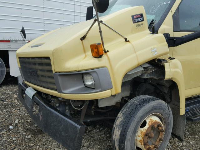 1GDJ5C1G09F410399 - 2009 GMC C5500 C5C0 YELLOW photo 9