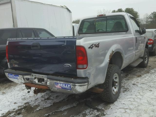 1FTNF21L91EB48869 - 2001 FORD F250 SUPER SILVER photo 4