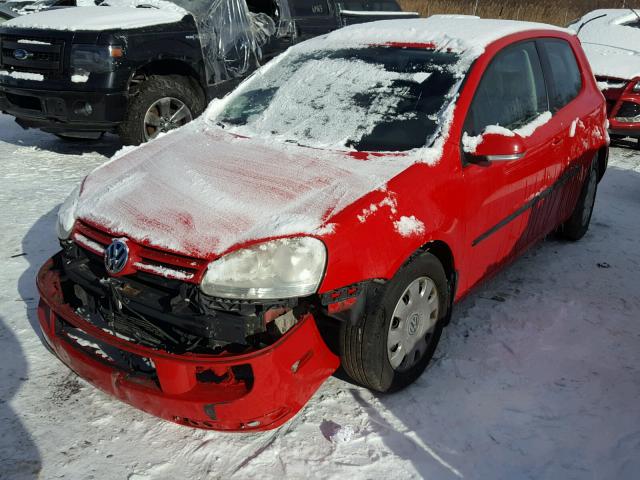 WVWBR71K27W107016 - 2007 VOLKSWAGEN RABBIT RED photo 2