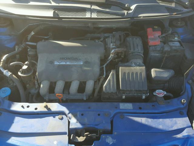 JHMGD386X8S004830 - 2008 HONDA FIT SPORT BLUE photo 7