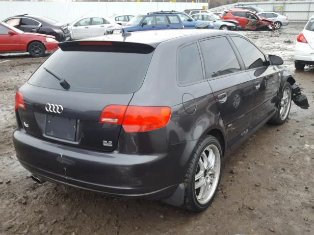 WAUKD78P67A023128 - 2007 AUDI A3 S-LINE CHARCOAL photo 4