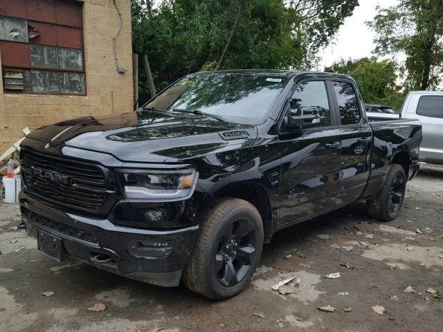 1C6SRFBT0KN607778 - 2019 RAM 1500 BIG H BLACK photo 2