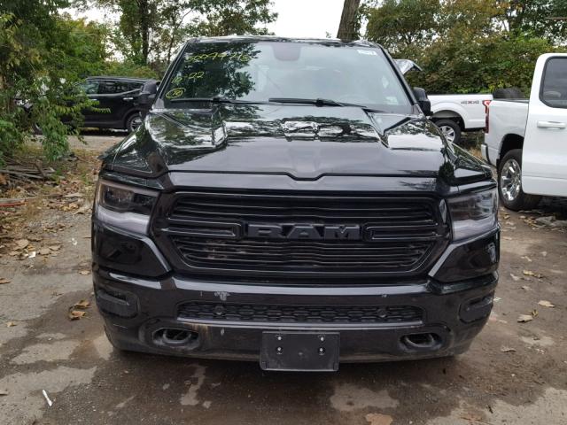 1C6SRFBT0KN607778 - 2019 RAM 1500 BIG H BLACK photo 9