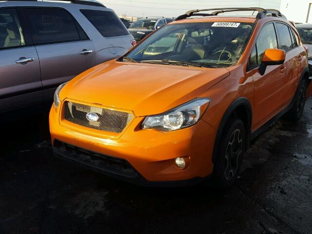 JF2GPAKCXD2877940 - 2013 SUBARU XV CROSSTR ORANGE photo 2