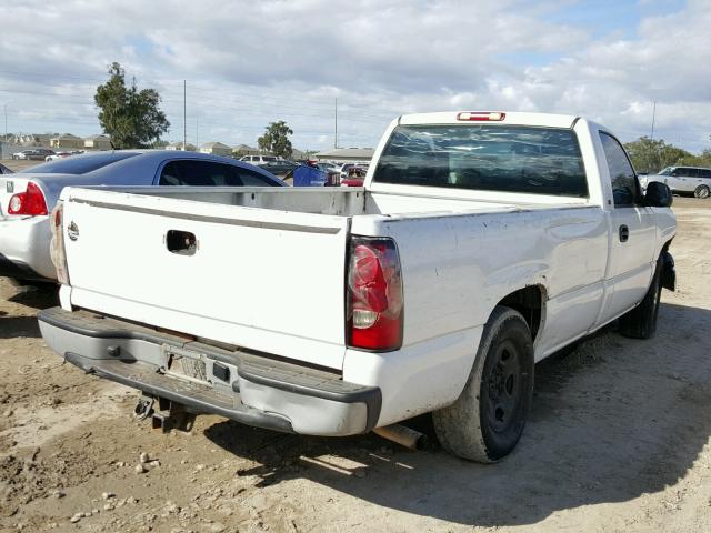 1GCEC14V74Z264844 - 2004 CHEVROLET SILVERADO WHITE photo 4