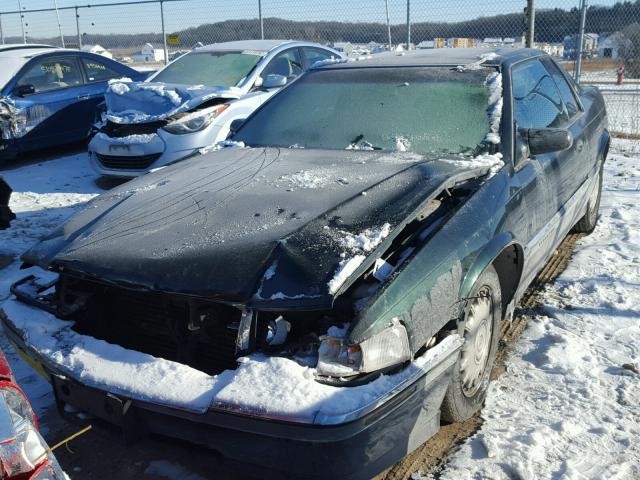 1G6EL12Y9PU609597 - 1993 CADILLAC ELDORADO S BLACK photo 2