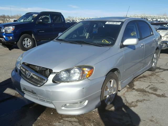 1NXBR32E86Z651382 - 2006 TOYOTA COROLLA CE SILVER photo 2