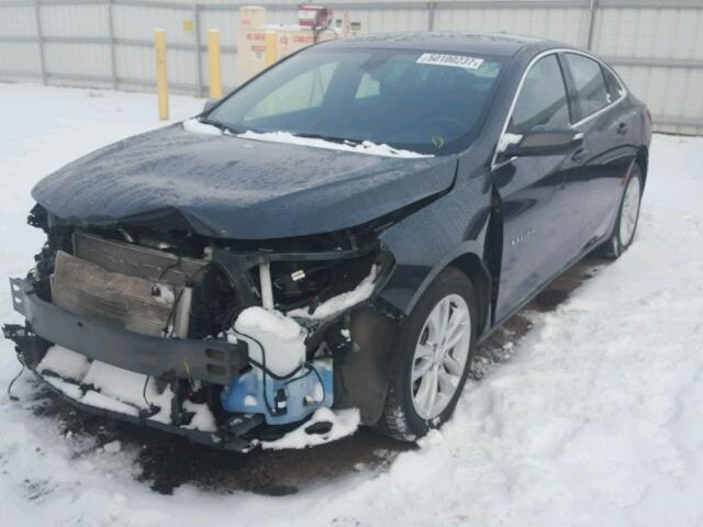 1G1ZE5ST0HF176643 - 2017 CHEVROLET MALIBU LT GRAY photo 2