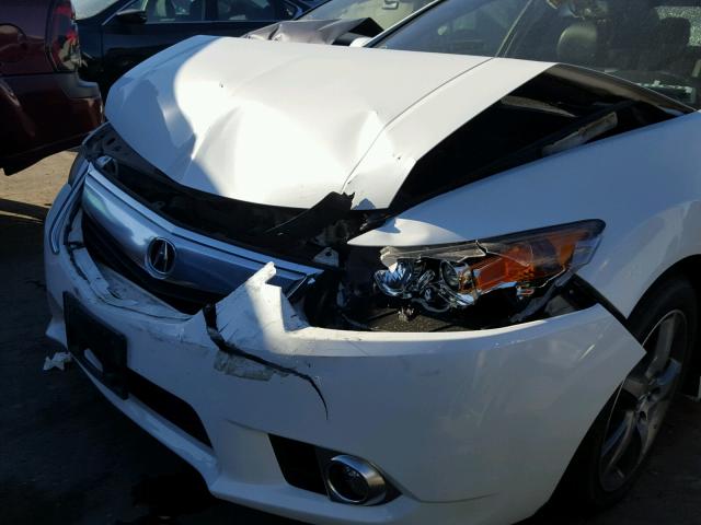 JH4CU2F85DC004932 - 2013 ACURA TSX SE WHITE photo 9