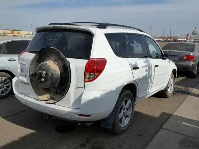 JTMBK33V676021048 - 2007 TOYOTA RAV4 WHITE photo 4