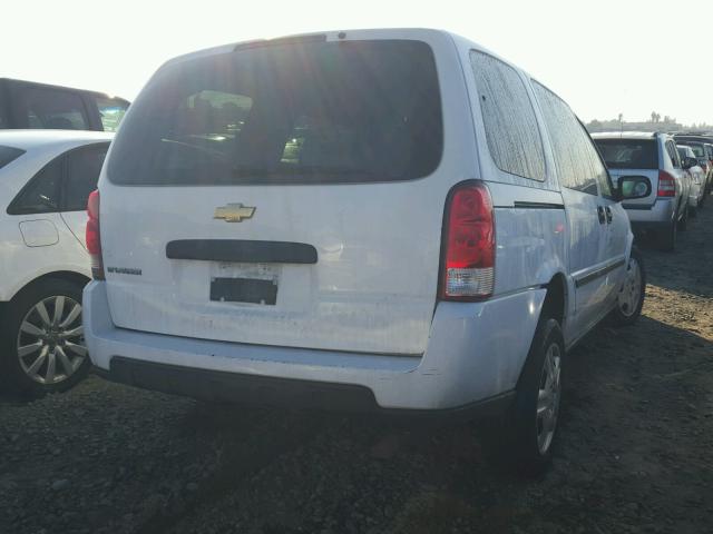 1GBDV13W07D166227 - 2007 CHEVROLET UPLANDER I WHITE photo 4