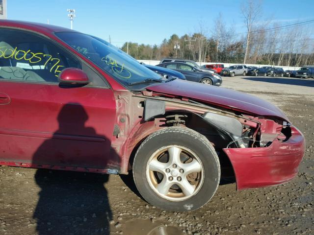 1FAFP53223A185804 - 2003 FORD TAURUS SE MAROON photo 9