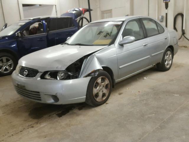 3N1CB51D63L813326 - 2003 NISSAN SENTRA XE SILVER photo 2