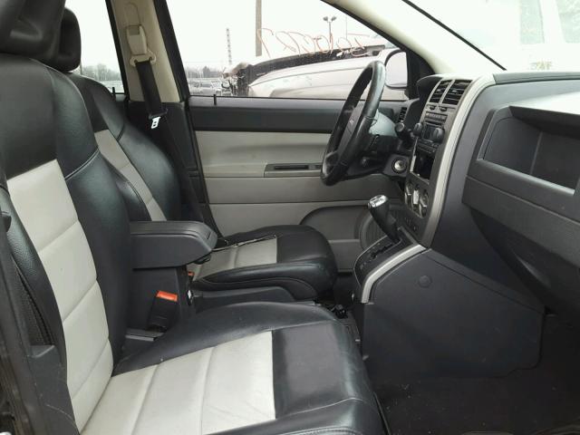 1J8FT57WX7D105889 - 2007 JEEP COMPASS LI BLACK photo 5