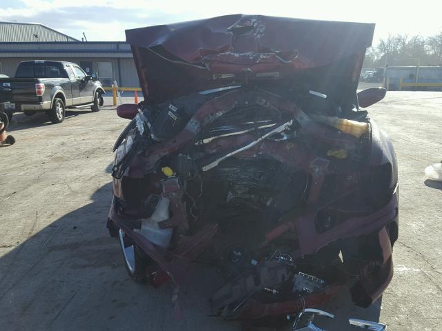 2C3CCAAGXDH568803 - 2013 CHRYSLER 300 RED photo 9