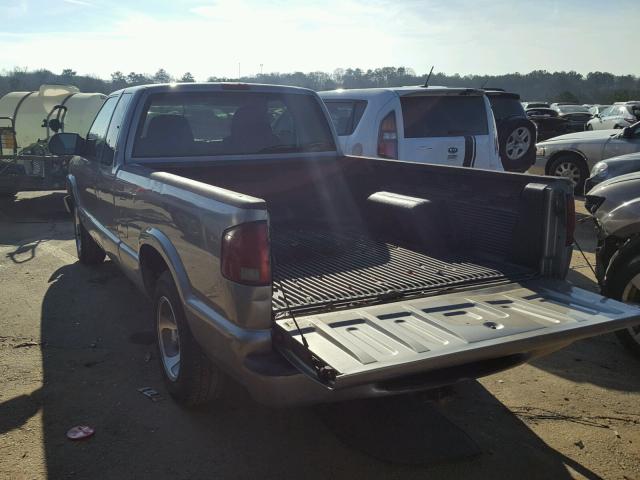 1GCCS19W918245712 - 2001 CHEVROLET S TRUCK S1 GRAY photo 3