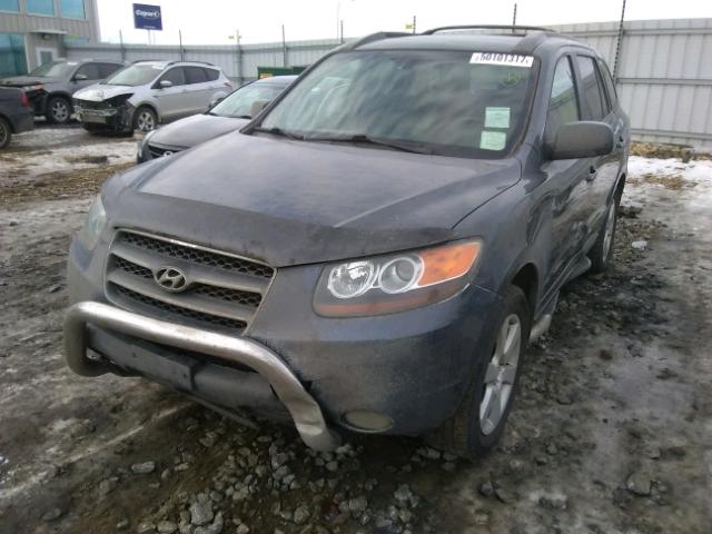 5NMSH73EX7H055552 - 2007 HYUNDAI SANTA FE S 蓝色 照片 2