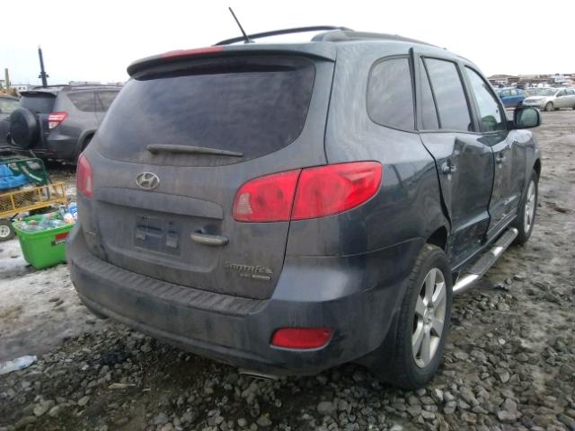 5NMSH73EX7H055552 - 2007 HYUNDAI SANTA FE S BLUE photo 4