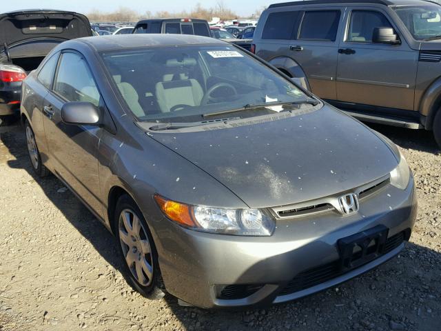 2HGFG12616H544820 - 2006 HONDA CIVIC LX GRAY photo 1