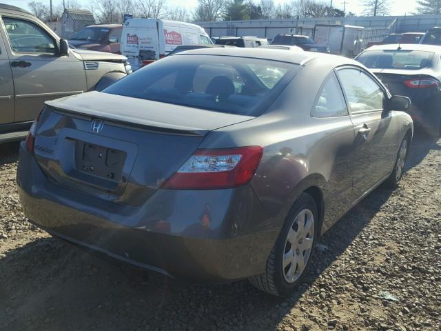 2HGFG12616H544820 - 2006 HONDA CIVIC LX GRAY photo 4