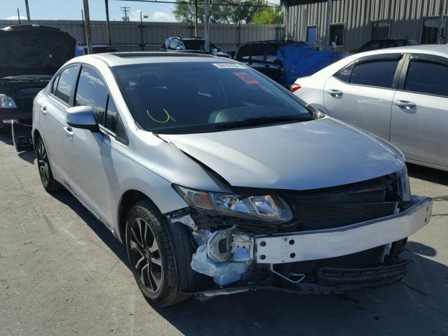 19XFB2F90DE031929 - 2013 HONDA CIVIC EXL SILVER photo 1