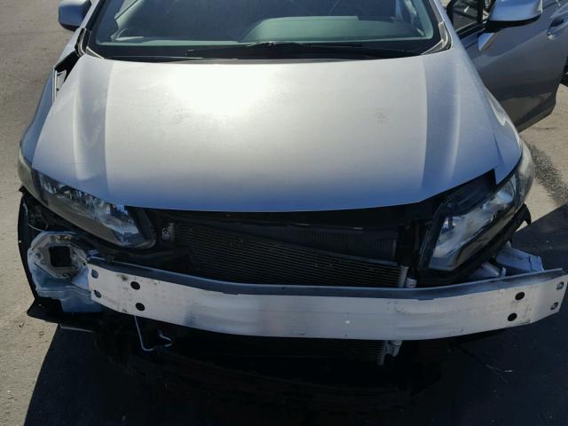 19XFB2F90DE031929 - 2013 HONDA CIVIC EXL SILVER photo 7