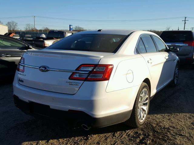 1FAHP2F83FG137348 - 2015 FORD TAURUS LIM WHITE photo 4