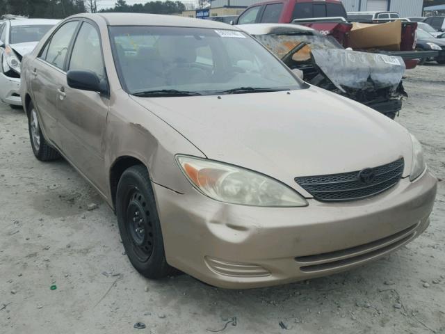 4T1BE32K22U072853 - 2002 TOYOTA CAMRY LE ოქროსფერი ფოტო 1