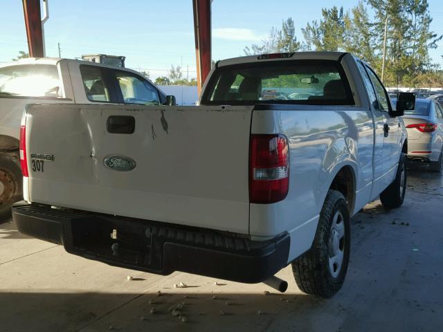 1FTRF12217KB40471 - 2007 FORD F150 WHITE photo 4