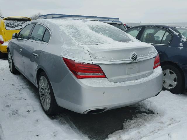 1G4GF5G30FF322987 - 2015 BUICK LACROSSE P SILVER photo 3