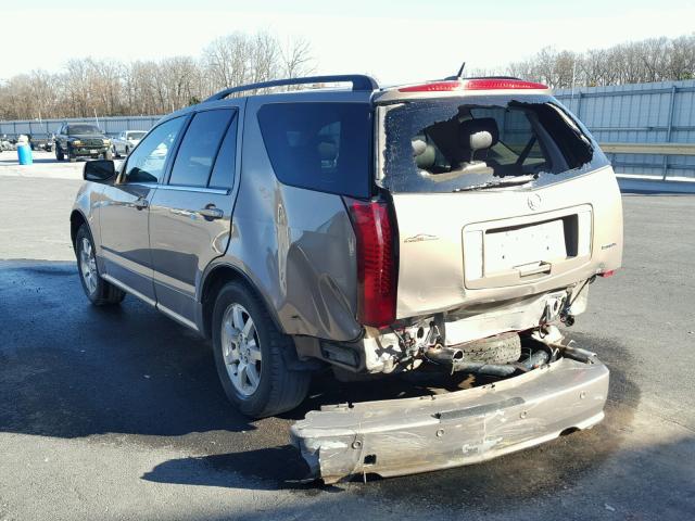 1GYEE637260203686 - 2006 CADILLAC SRX TAN photo 3